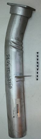 Труба выхлопная глушителя с шарниром ОАО МАЗ (64227-1203075)