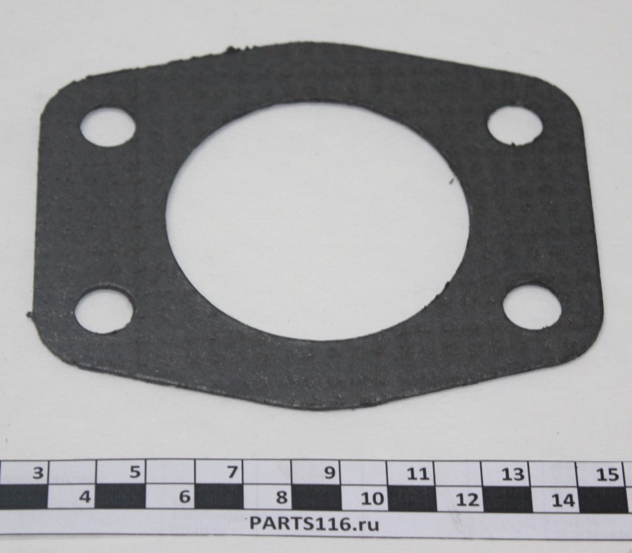 Прокладка глушителя выхлопа на 4 болта металлоасбест на КАМАЗ (4310-1203021)