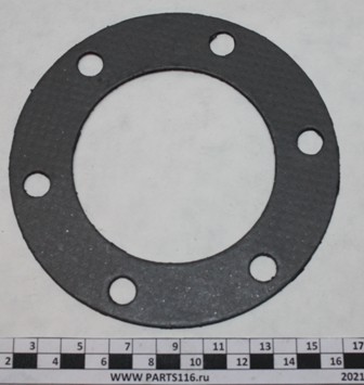 Прокладка трубы приемной круглая 6 отверстий металосбестовая на Маз (64227-1203020)