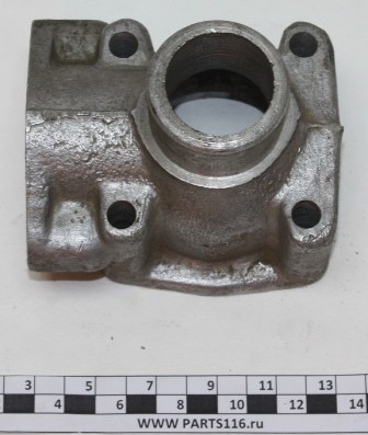 Крышка коробки термостата (патрубок) алюминий АВТОДИЗЕЛЬ (236НЕ2-1306053)