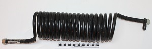 Шланг витой пневматический черный гайка М18х1,5, L=4000мм 20 витков PE AVTOMOTIVE