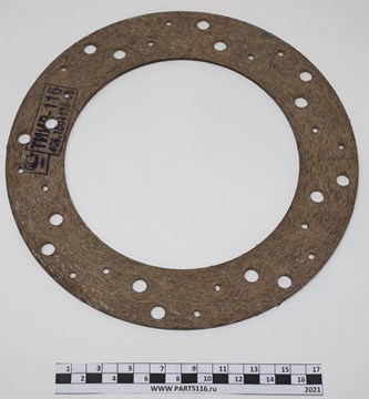 Накладка фрикционная диска сцепления дв.ЗМЗ-405,406 ТИИР
