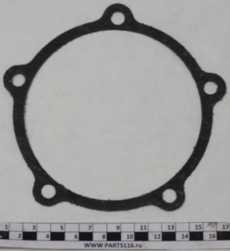 Прокладка крышки подшипника паронит 5 отверстий (375-1802235-Б)