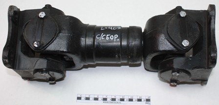 Вал карданный основной (между КПП и РК) кв. фланец L=409 мм с/сбор на Камаз (4310-2202011-02)